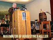 Kabarettistischer Maximator Anstich 2018 im Augustiner Keller mit Derblecker Moses Wolf  (©Foto: Martin Schmitz)